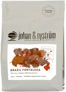 Zrnková káva -  Špeciálna káva Johan & Nystrom Brazil Fortaleza