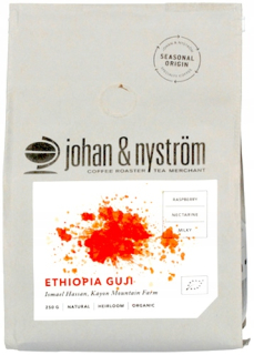 Zrnková káva -  Káva Johan & Nystrom Etiópia Guji 250g