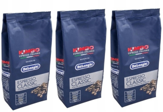 Zrnková káva - Kimbo Classic Delonghi Espresso 3x1kg