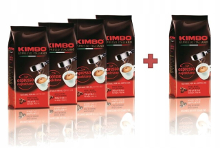 Zrnková káva - Kimbo espresso Napoletano 1kg + 250g zadarmo