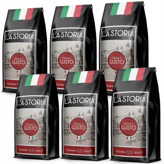 Zrnková káva -  Káva La Story Crema E Gusto 6KG čerstvo pečené