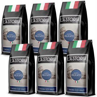Zrnková káva -  LA STORIA Gusto Delicato 6 KG ČERSTVO PEČENÉ