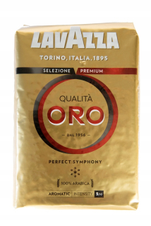 Zrnková káva - Kávová lavazza kvalita Oro 1kg Granist 1000g