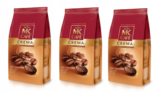 Zrnková káva - Káva MK Cafe Crema Grainy 1 kg x 3 ks