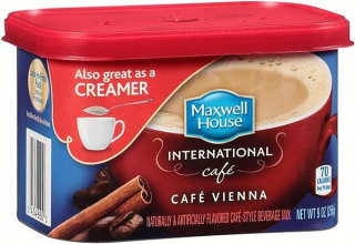 Instantná káva -  Maxwell House Cafe Viedeň 256g z USA