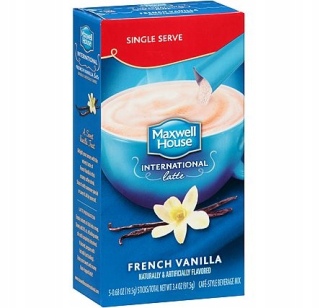 Instantná káva -  Káva Maxwell House French Vanilla Latte 97g z USA