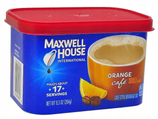 Instantná káva -  Maxwell House Orange 264g z USA