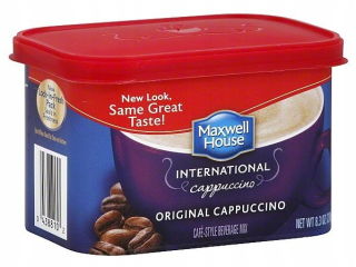 Instantná káva -  Káva Maxwell House Original Cappuccino 256G USA