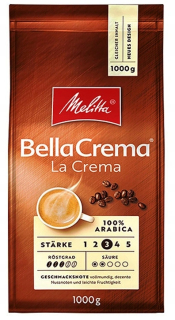 Zrnková káva -  Kávové zrná Melitta BellaCrema La Crema 1 kg