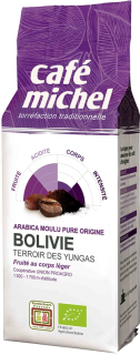 Káva mletá - Mleté kávy Bolívia Bio 250 g Cafe Michel