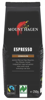 Káva mletá - Espresso Fair Trade Bio Coffee 250 g - Mount
