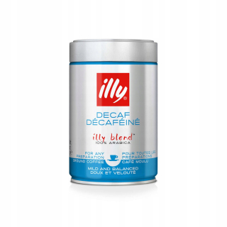Káva bez kofeínu -  Mleté kávu Illy espresso špirálové 250g