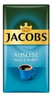 Káva mletá - Mleté kávu jacobs Auslese Mild & Sanft 500g de