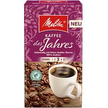 Káva bez kofeínu -  Mleté kávy melitta kaffee des jahres bobule 500g