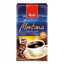Káva bez kofeínu -  Mleté kávy Mitta Montana Premium 500g Nemecko