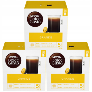 Kávové kapsule - Káva NESCAFE Dolce Gusto Grande 3x30 90 kapsúl