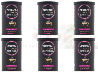 Instantná káva -  NESCAFÉ GOLD Espresso Intense 6 x 95 g