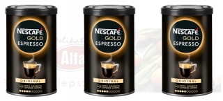 Instantná káva - Originálna káva Nescafé Gold Espresso 3 x 95 g