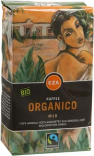 Káva mletá -  Káva organická mierna Mielona 250g Bio / Fairtrade
