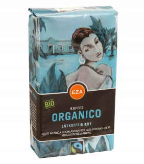 Káva mletá - Organická káva, mletý bez kofeínu 250g Bio / Fair
