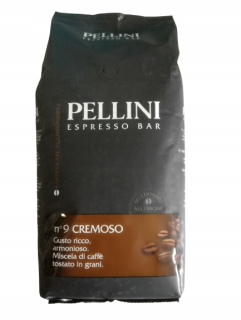 Zrnková káva - Káva Pellini č. 9 Cremoso 1KG