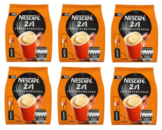 Instantná káva - NESCAFE ROZPUSTNÁ KÁVA 2v1 SÁČKY 10x8g x 6
