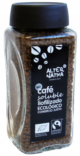 Instantná káva -  Rozpustná kaviareň Bio 100 g Alternativa