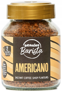 Instantná káva - Rozpustné kávové brány Barista Americano 50g