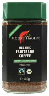 Káva bez kofeínu - Mrazenie kávy 100g Mount Hagen