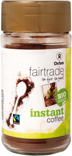 Instantná káva -  Tanzánska Fair Trade instantná káva 100 g -