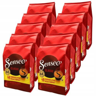 Káva vo vrecúškach - Káva SenseO Douwe Egberts Classic 48 Pads X 10 ks