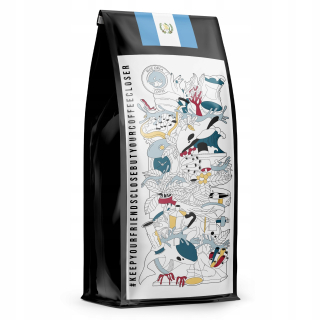 Zrnková káva -  Špeciálna káva 1 kg, čerstvo pražená GUATEMALA