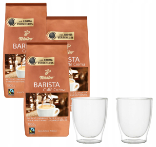 Zrnková káva - Káva Tchibo Barista Caffe Crema 3kg + okuliare