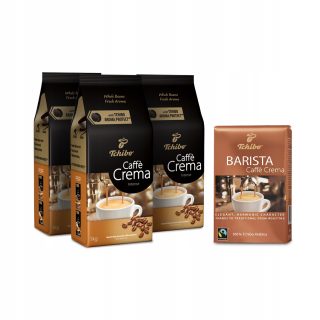 Zrnková káva -  Káva Tchibo Caffé Crema Intense 3kg + 0,5 kg kávy
