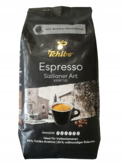 Zrnková káva -  Káva Tchibo Espresso Siziliáns Art 1kg Granist