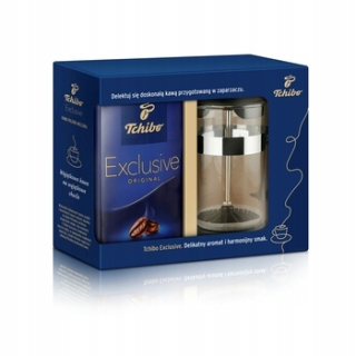 Káva mletá - Coffee Tchibo Exclusive 500g + džbán s pivovarom