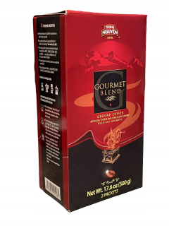 Káva mletá - Vietnamská Káva Gourmet Blend Trung Mielona 500g.