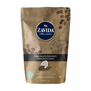 Zrnková káva - Káva Zavida Chuť čokolády Coconut 340g Roka