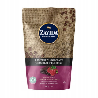 Zrnková káva -  Káva ZAVIDA Chuť čokolády Raspberry 340g Roka