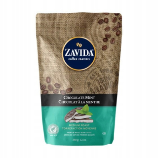 Zrnková káva - Káva Zavida Chuť čokolády Mint 340g Roka