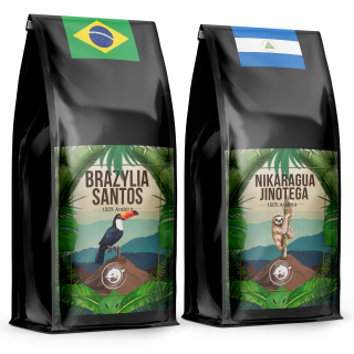 Zrnková káva -  Káva zrna 2kg čerstvo pečené arabica set