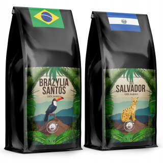 Zrnková káva -  Grainy Coffee 2x500g Čerstvo pečené arabské 100%
