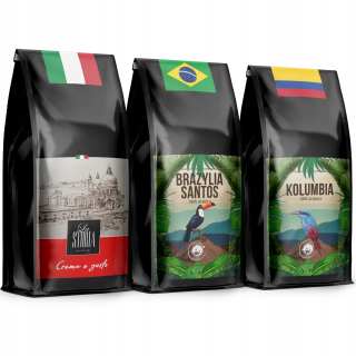 Zrnková káva -  BIELA KÁVA 3kg ČERSTVO PRAŽENÁ Arabica 100%