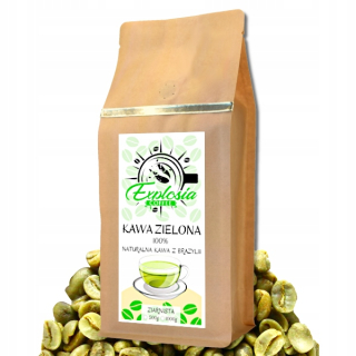 Zelená káva - Zelená kávová fazuľa prírodná Brazília 1kg