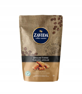 Zrnková káva -  Zavida Toffee 340g kávové zrná 10/2022 toffee
