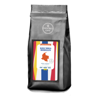Zrnková káva -  Káva Beans 1kg Kolumbia Medellin čerstvo pečené