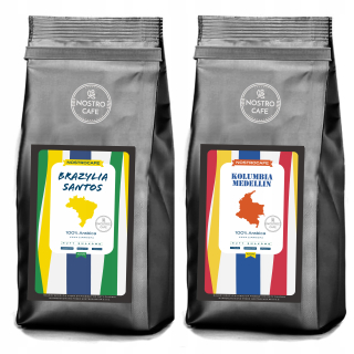 Zrnková káva -  Káva Beans 2kg Brazília Columbia Medellin