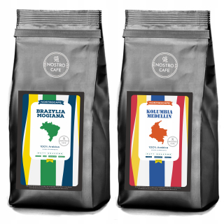 Zrnková káva -  Káva Beans 2kg Brazília Mogiena Kolumbia