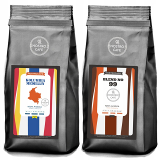 Zrnková káva -  Káva Beans 2kg Kolumbia Medellin - Blend 99