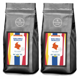 Zrnková káva -  Káva zrna 2kg Kolumbia Medellin čerstvo pečené